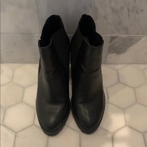 ASOS black booties